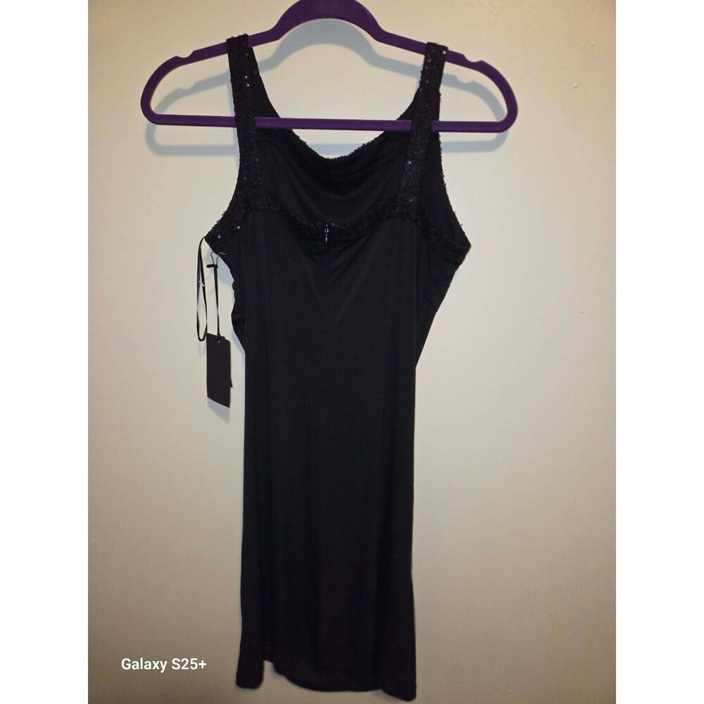 Mario Serrani Italy Black Dress – Size 6 - Picture 5 of 6